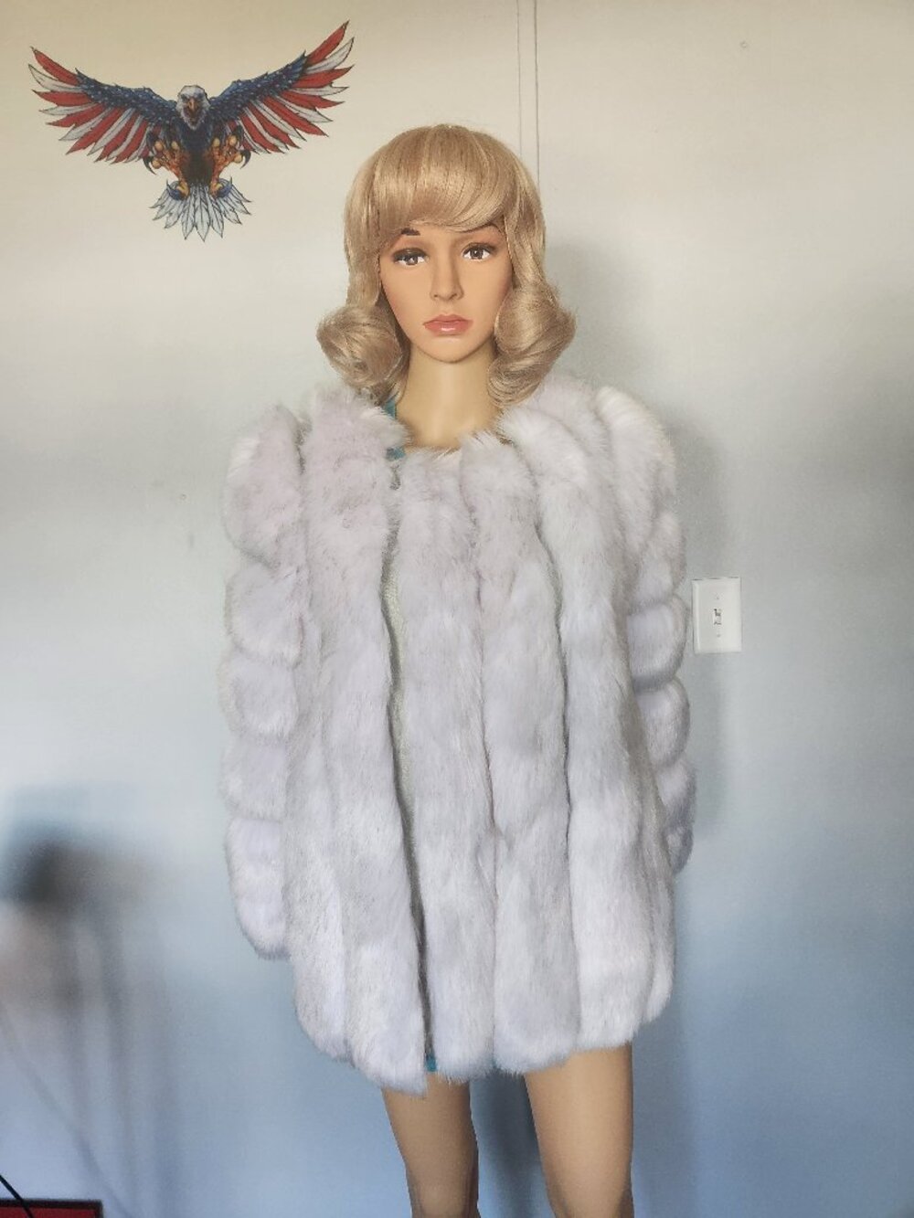 #811 Fauz fur coat